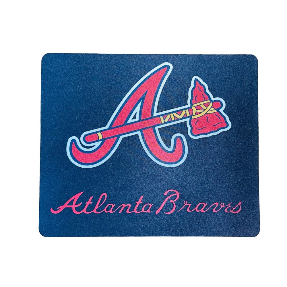BRAVES BASEBALL HIGH QUALITY MOUSE PAD MAT MADE TO ORDER